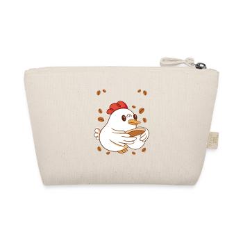 Coffee Break Caffeine Chicken Breakfast Early Bird - Organic Pouch - nature - Back