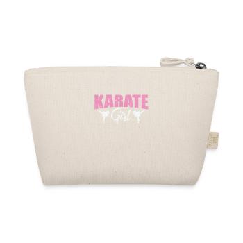 Karate Girl - Organic Pouch - nature - Back