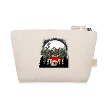 Fairytale Castle Middle Ages Castle Fortress - Organic Pouch - nature - Back