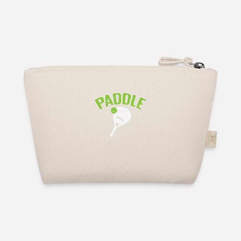 Paddle tennis with padel racket Organic Pouch