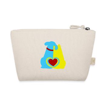 Animal Friend, Animal Welfare, Pets, Heart, Dog, Cat - Organic Pouch - nature - Back