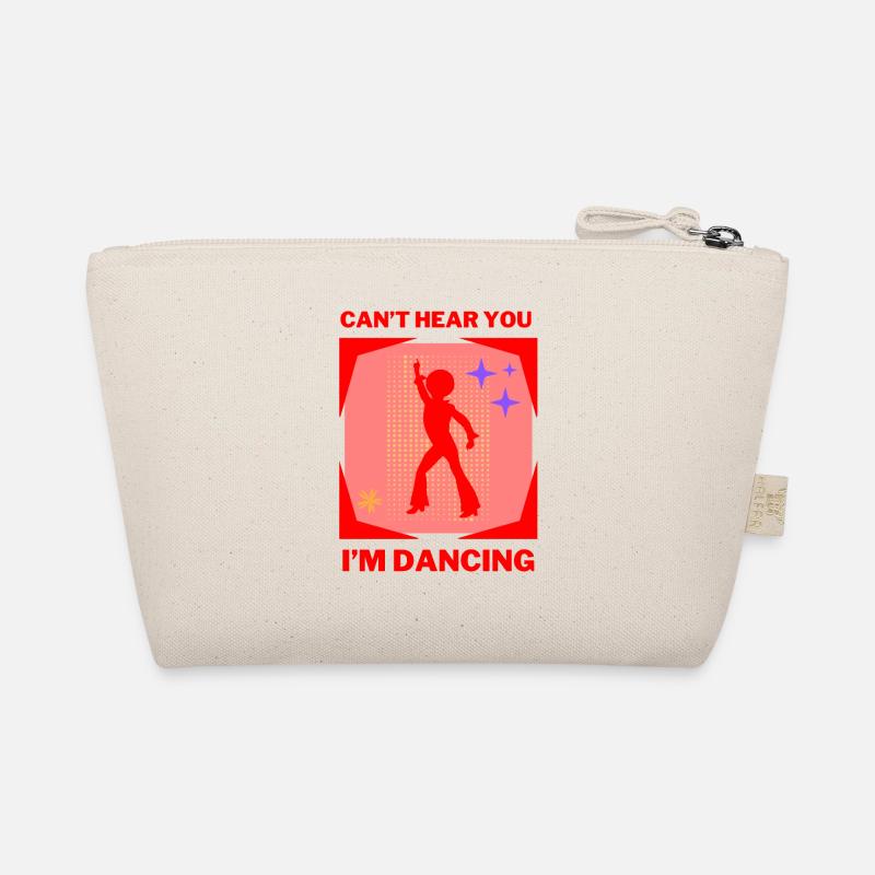 Je ne t’entends pas, je danse rétro vintage Trousse biologique