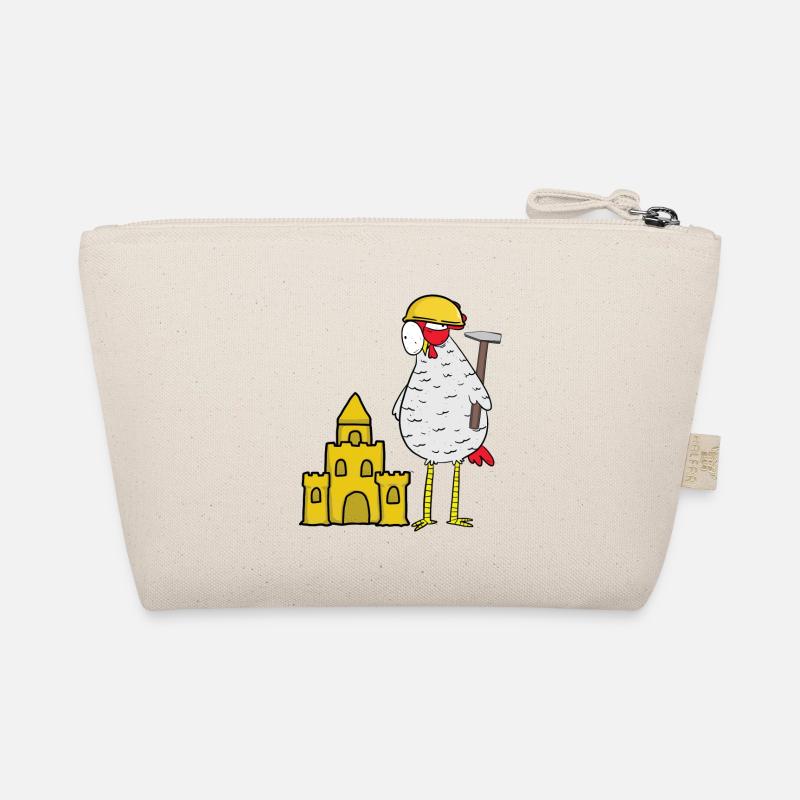 Craftsman Chicken Sandcastle Construction Site Building Builder Organic Pouch
