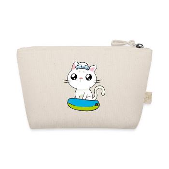 Maritime Cat Distress Sailor Ahoy Swimming Ring - Organic Pouch - nature - Back