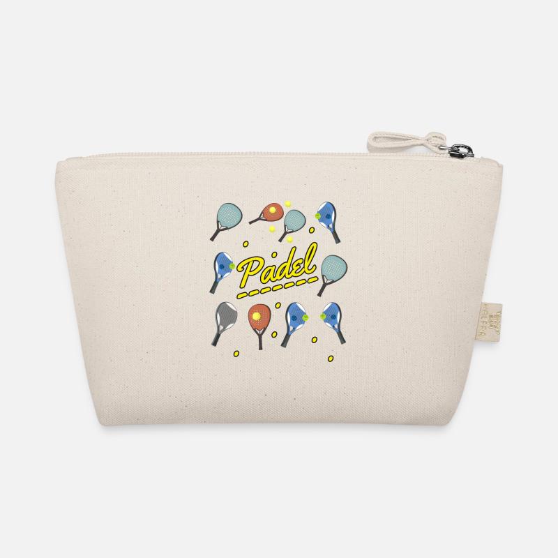 Padel und Schläger Bio-Täschchen