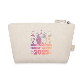 Cruise Vacation 2025 Family Cruise - Organic Pouch - nature - Back