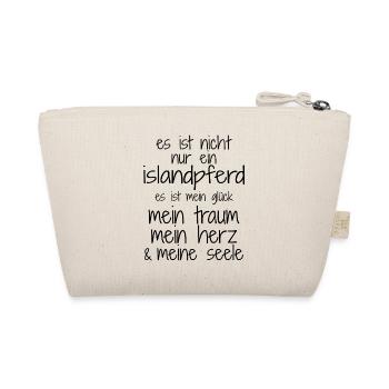 Icelandic Horses Icelandic Horse Icelandic Iceland Gift - Organic Pouch - nature - Back