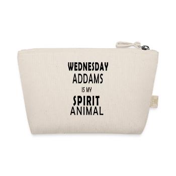 Wednesday Addams is my Spirit animal - Organic Pouch - nature - Back
