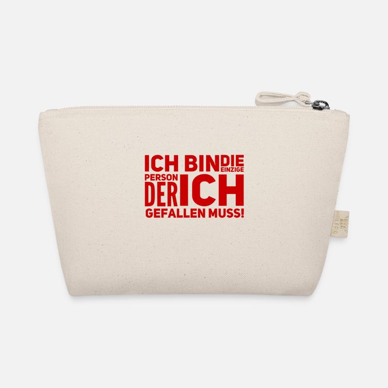 ich muss nur mir gefallen - Bio-Täschchen - Natur