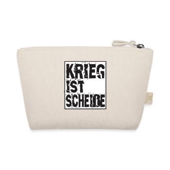 Krieg ist Scheisse Shirt - WAR SUCKS - No War - Bio-Täschchen - Natur - Hinten