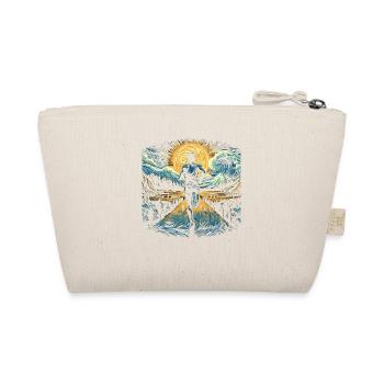 Cross Country Geschenk: Design Sportler - Bio-Täschchen - Natur - Hinten