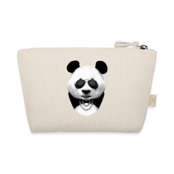 Panda en noir - Trousse biologique - nature - Dos