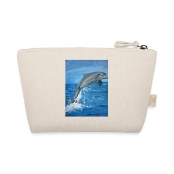 Delphin - Bio-Täschchen - Natur - Hinten
