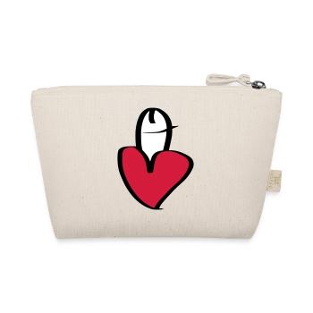 I love penises - I love penises - Organic Pouch - nature - Back