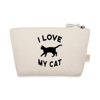 Chat Propriétaire de chat Amoureux des chats J’aime mon chat - Trousse biologique - nature - Dos