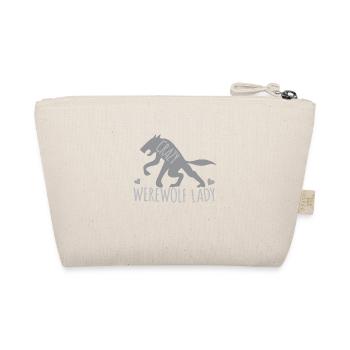 Dame de loup-garou fou avec loup gris - Trousse biologique - nature - Dos