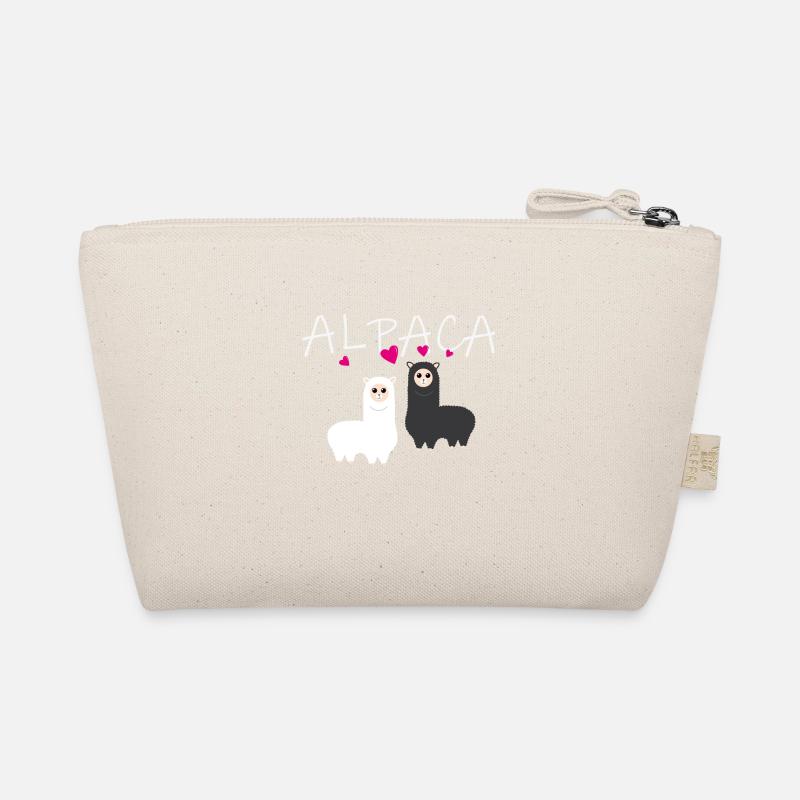 Alpaca love Alpaka - Bio-Täschchen - Natur