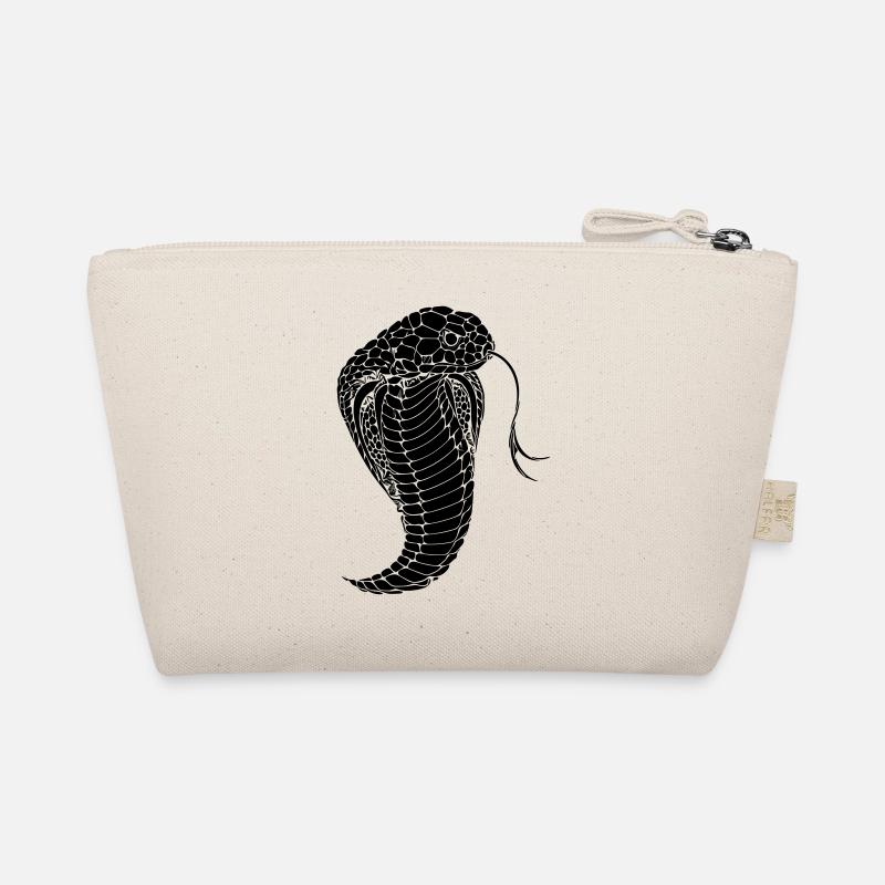 Cobra Schlange Kobra Snake Bio-Täschchen