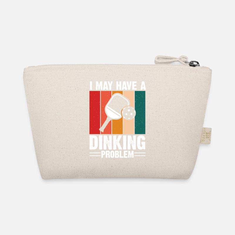 I Have a Dinking Problem Pickleball T-Shirt Organic Pouch