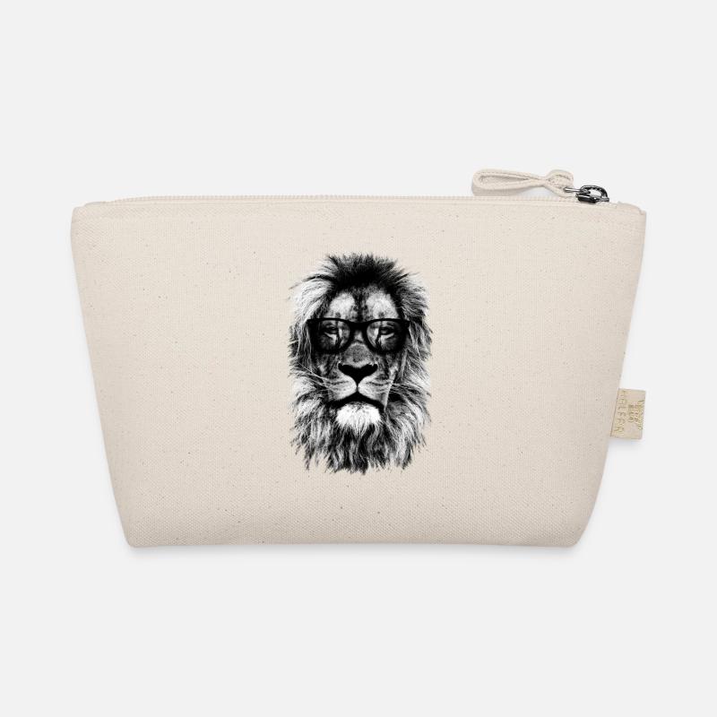 Hipster lion Organic Pouch