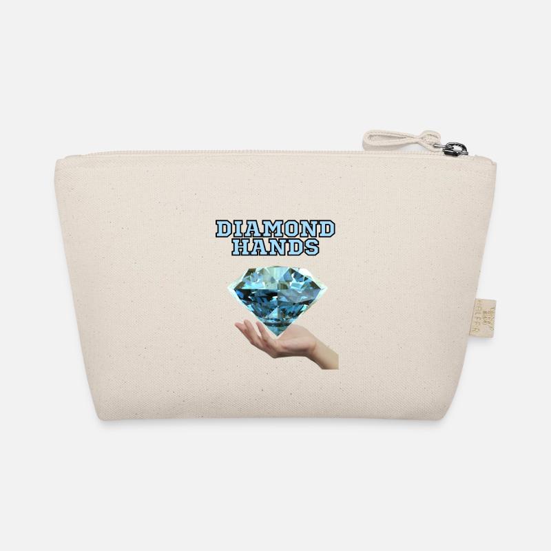 Diamond Hands - Bio-Täschchen - Natur