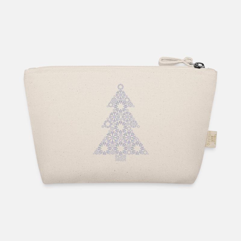 Idée cadeau de l’arbre de Noël des flocons de neige Trousse biologique