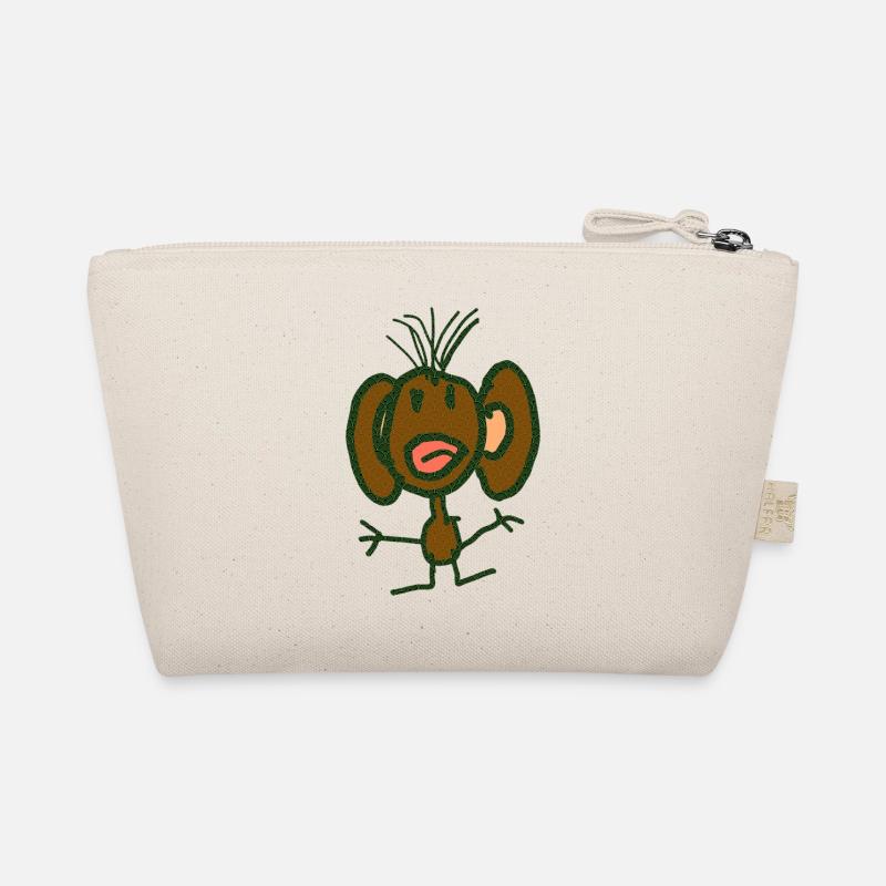 Monkey animals Organic Pouch