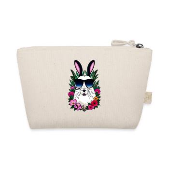 Lapin avec lunettes de soleil et fleurs Lapin de Pâques - Trousse biologique - nature - Dos