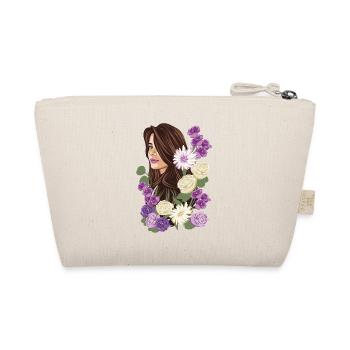 VIOLET Femme Illustration Fleurs Violettes Et Blanches - Trousse biologique - nature - Dos