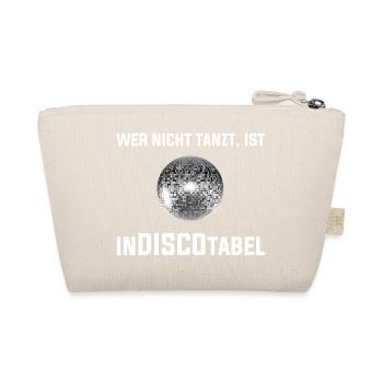 Wer nicht tanzt, ist Indiscotabel - Bio-Täschchen - Natur - Hinten