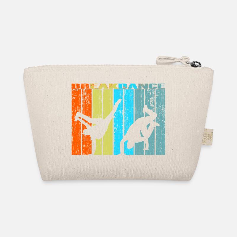 breakdance retro vintage Geschenk Bio-Täschchen