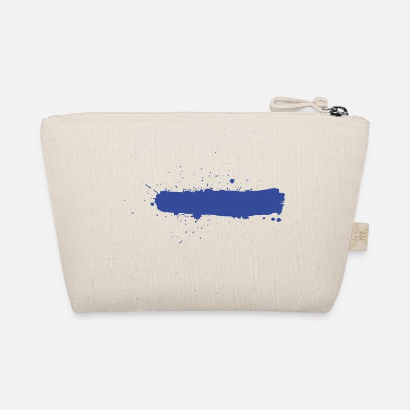 Cadeau de peinture bleu blob éclaboussure de couleur Trousse biologique