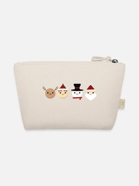 Christmas quartet - Organic Pouch - nature - Back