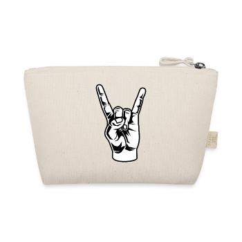 Rock 'n' roll hand - Organic Pouch - nature - Back