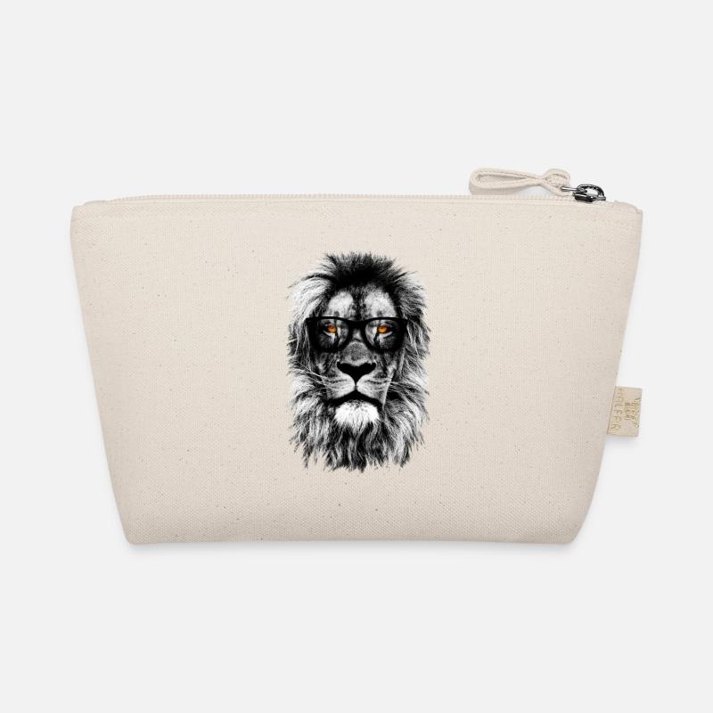 Hipster Lion Organic Pouch