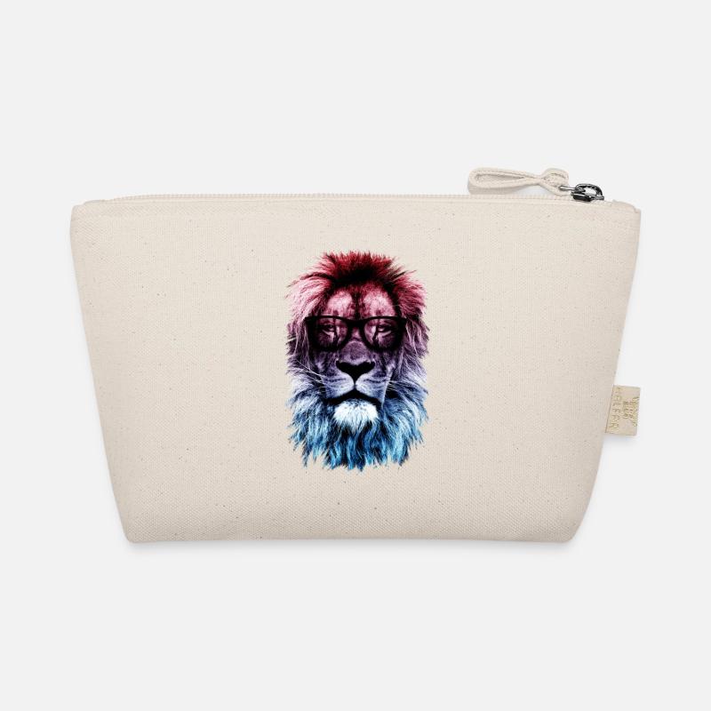 Lion hipster Organic Pouch