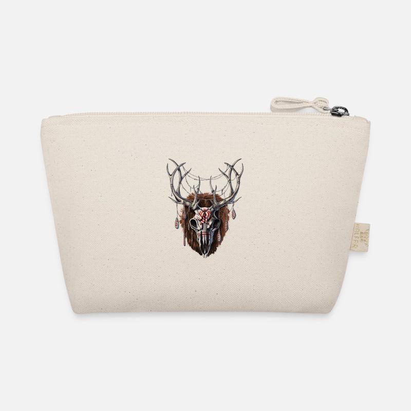 Wendigo-Schädel Bio-Täschchen