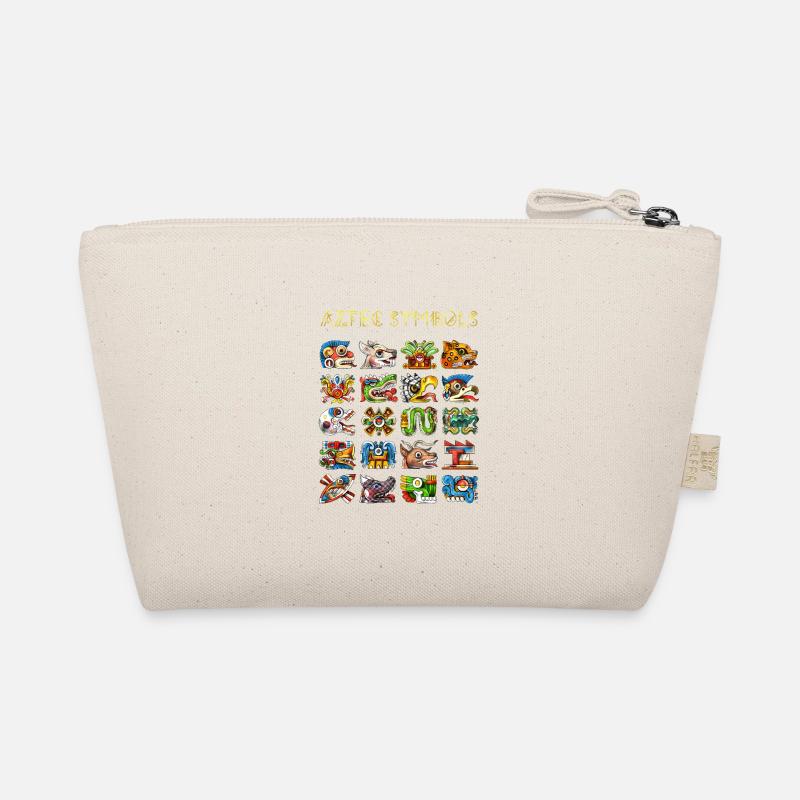 Aztec Symbols Organic Pouch