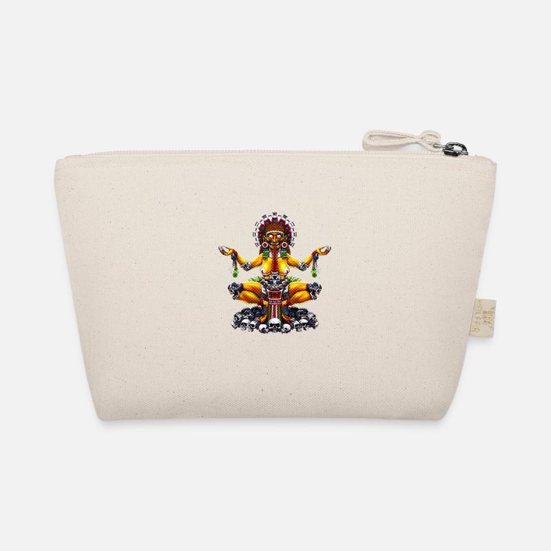 Aztec Goddess Tlaltecuhtli Organic Pouch