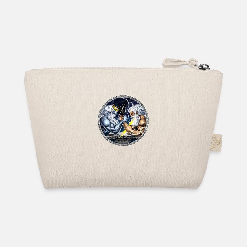 Zeus vs Poseidon Armdrücken Bio-Täschchen