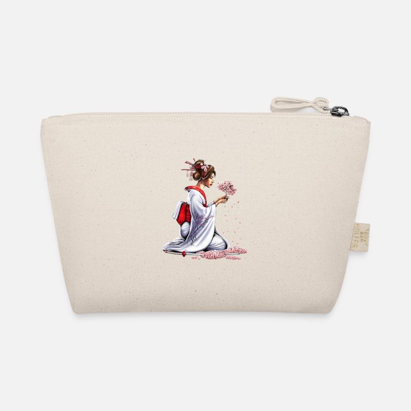 Japanisches Samurai-Mädchen Bio-Täschchen