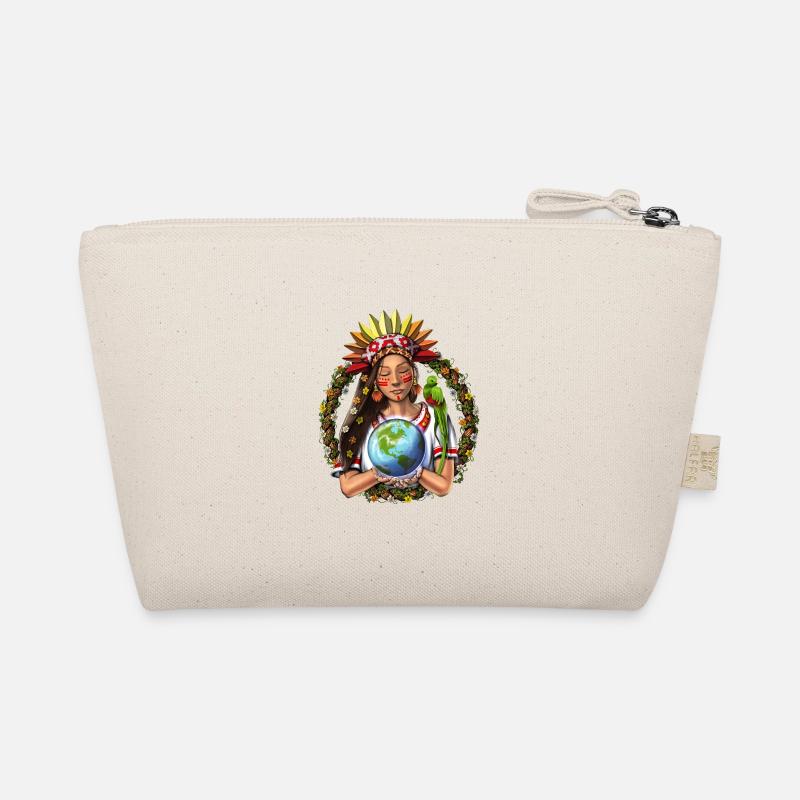 Aztec Warrior Goddess Organic Pouch