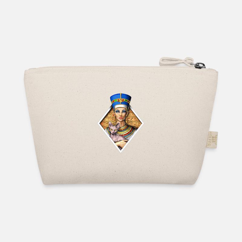 Nefertiti Egyptian Queen Organic Pouch