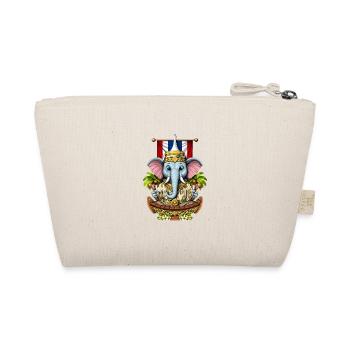 Thailand Elephant - Organic Pouch - nature - Back