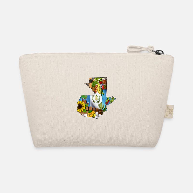 Guatemala Map Organic Pouch