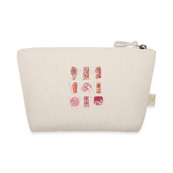 Funny Bacon - Organic Pouch - nature - Back