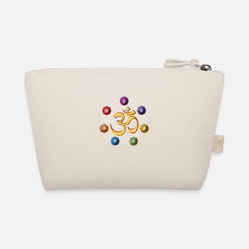 Yoga Chakra Symbole - Bio-Täschchen - Natur