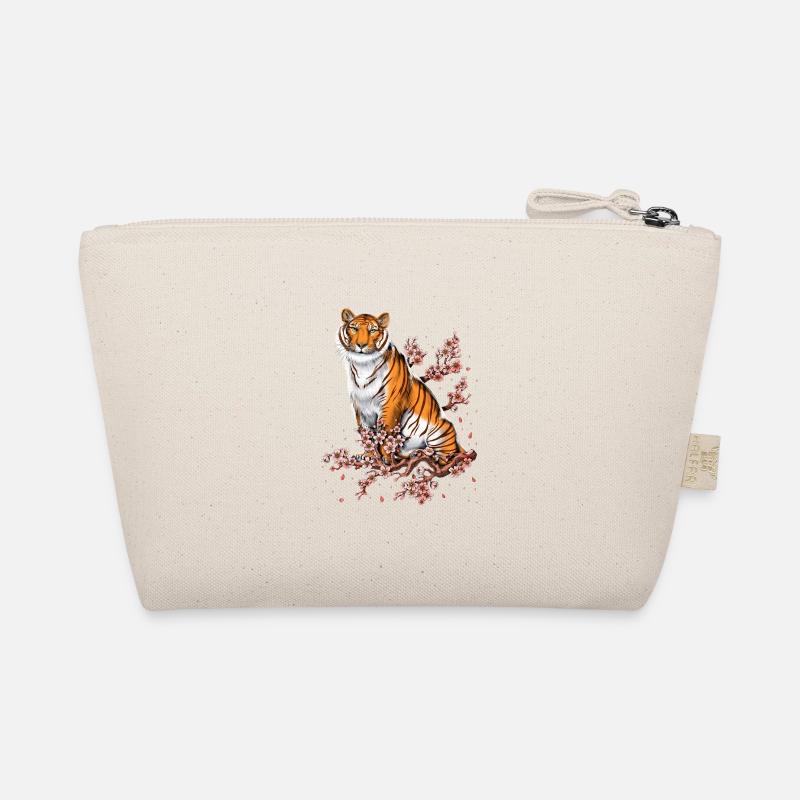 Kirschblüten-Tiger Bio-Täschchen