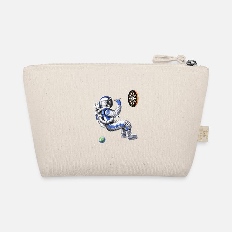 Astronaut Darts Player Organic Pouch