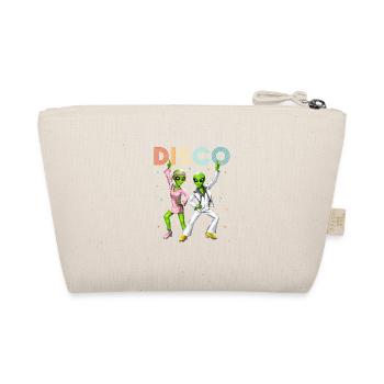Disco-Außerirdische - Bio-Täschchen - Natur - Hinten